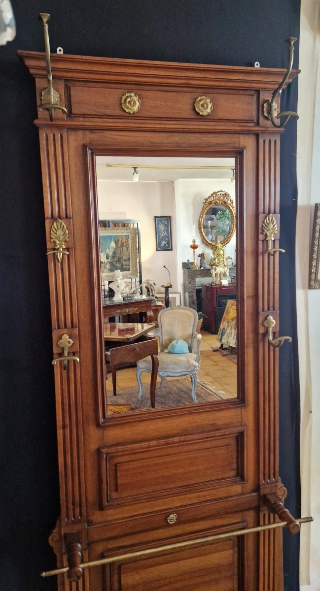 Vestiaire en noyer -photo-2