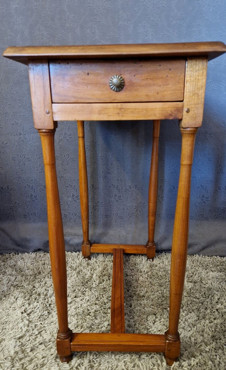 Table d'appoint en merisier XXe-photo-2
