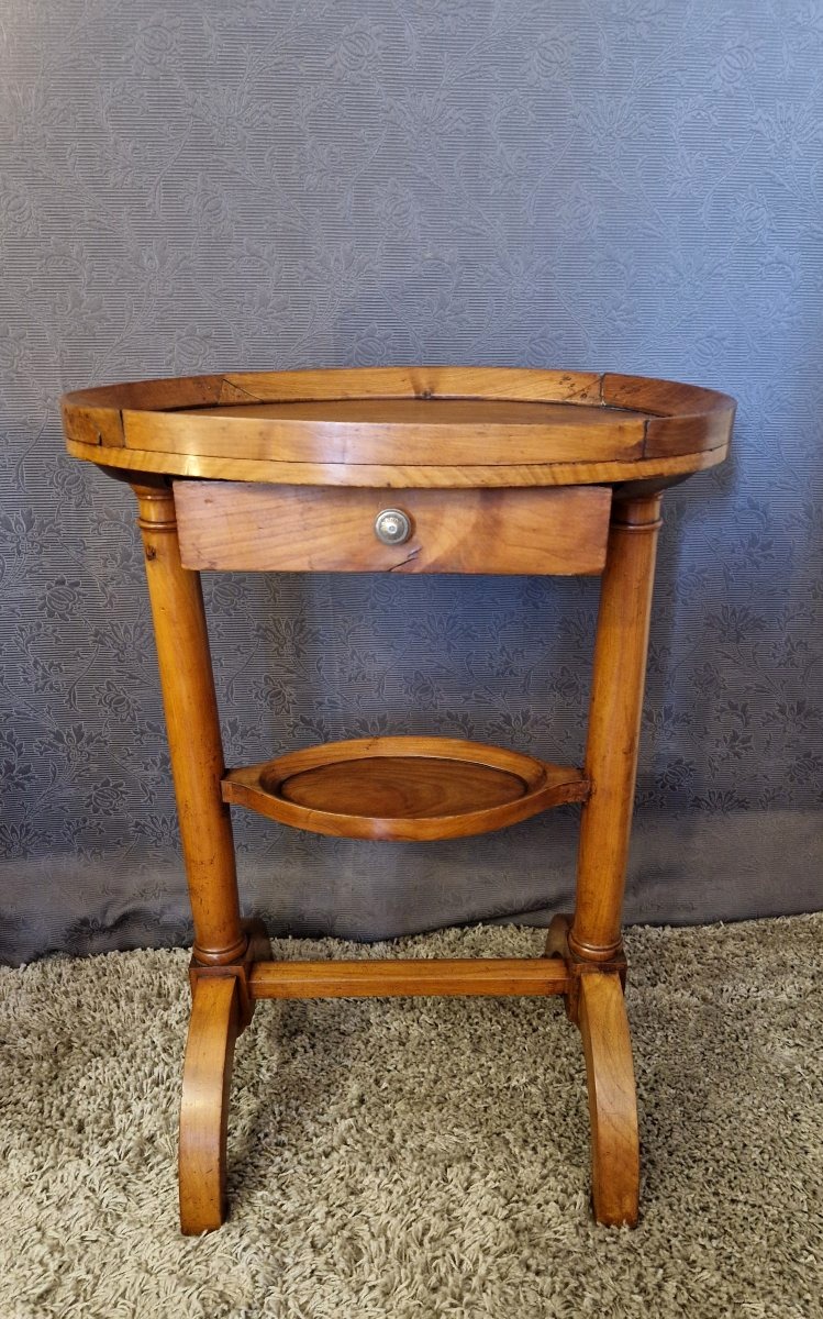 Empire Side Table In Cherry Wood-photo-2
