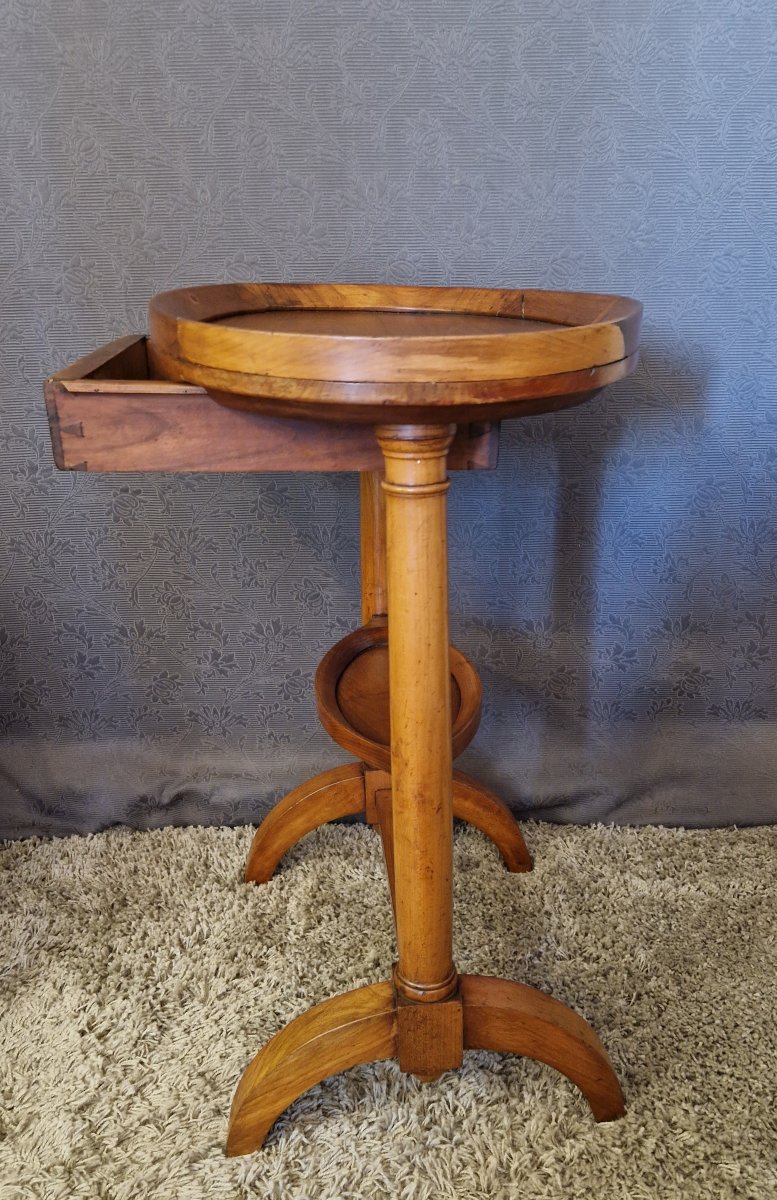 Empire Side Table In Cherry Wood-photo-3