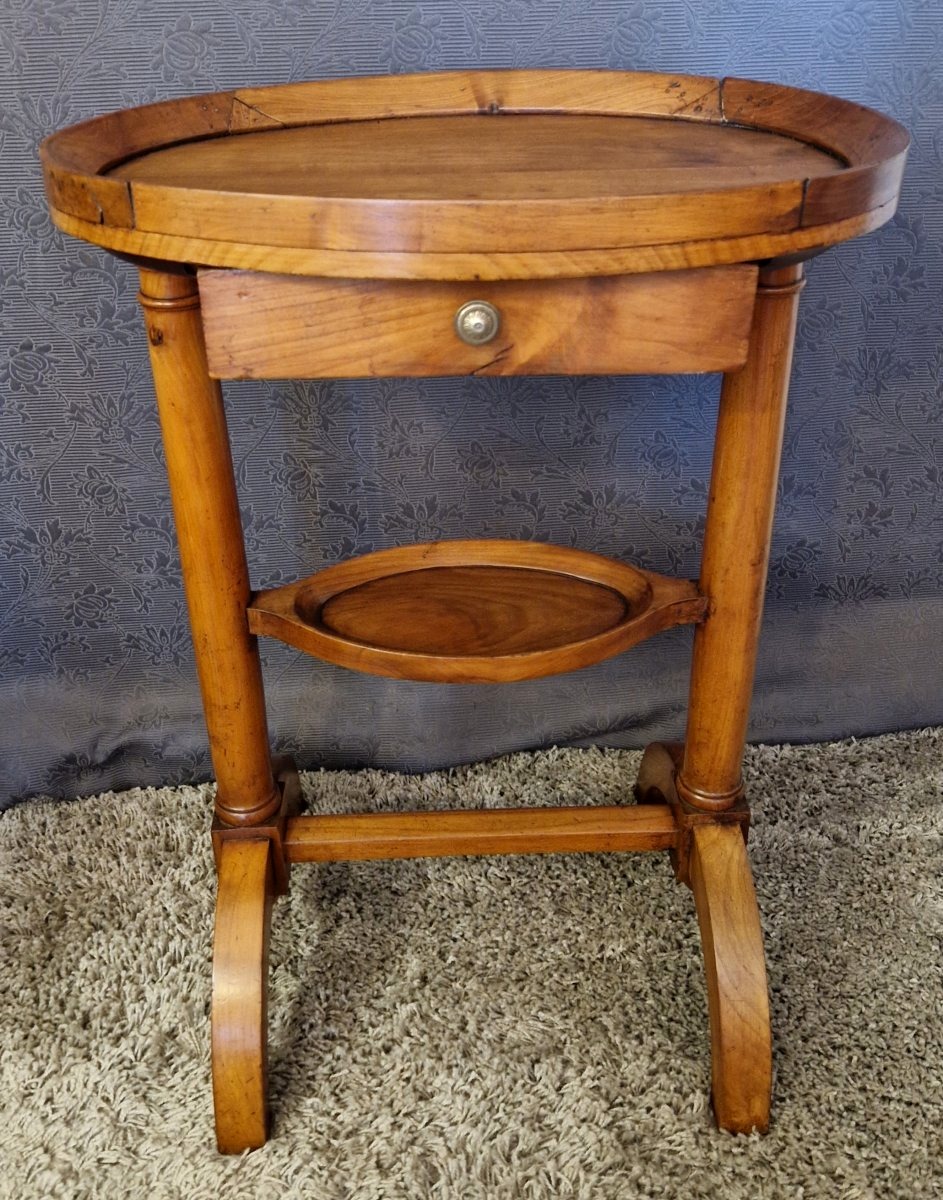 Empire Side Table In Cherry Wood