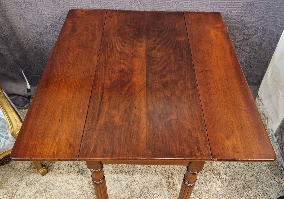 Table d'appoint en acajou-photo-4
