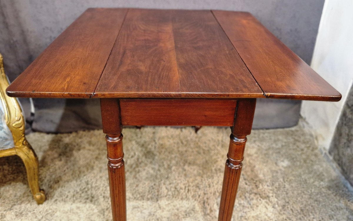 Table d'appoint en acajou-photo-4