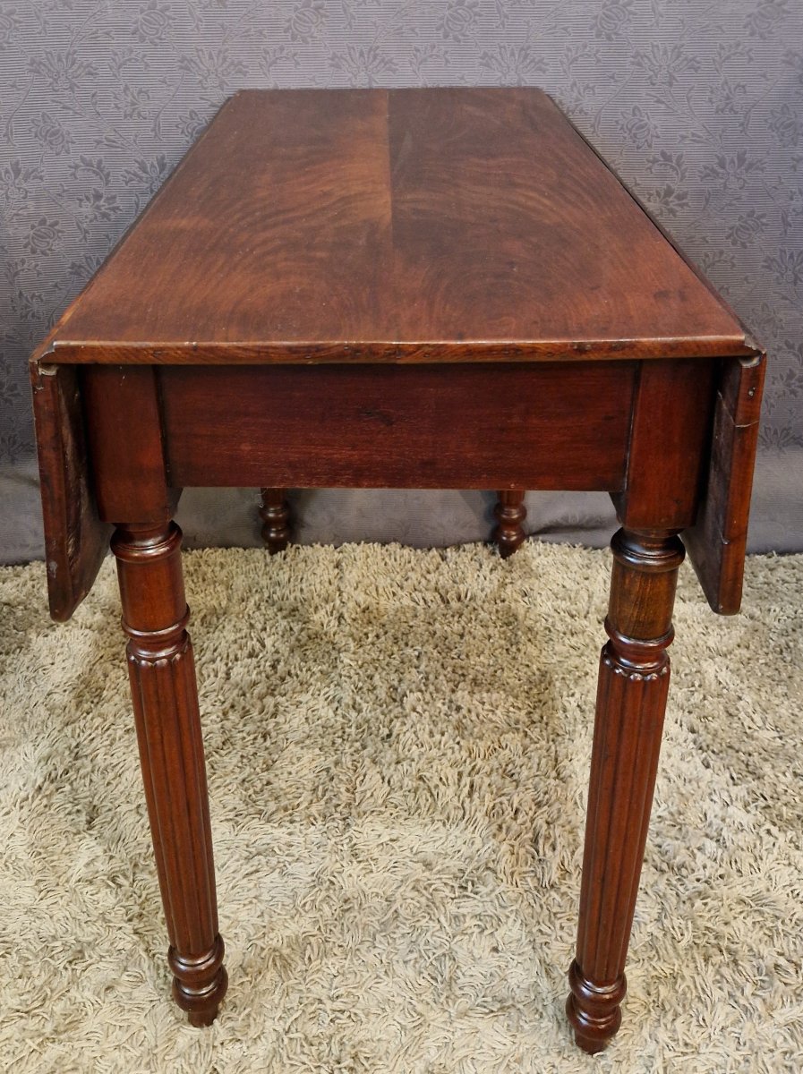 Table d'appoint en acajou-photo-5
