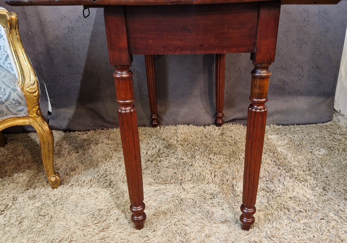 Table d'appoint en acajou-photo-6