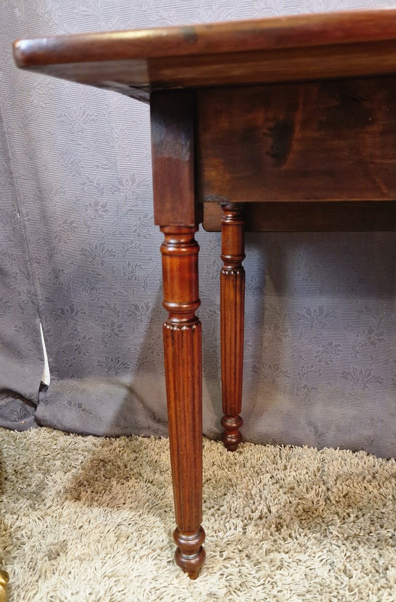 Table d'appoint en acajou-photo-7