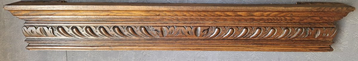 19th-century Pediment Woodwork And Ornamentation-photo-4