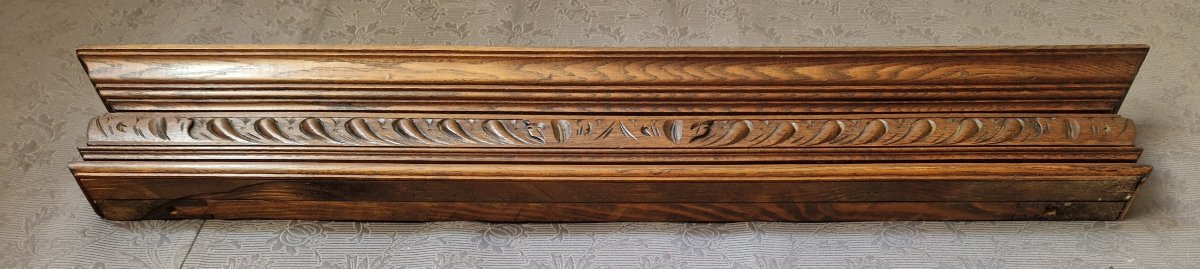 19th-century Pediment Woodwork And Ornamentation-photo-2