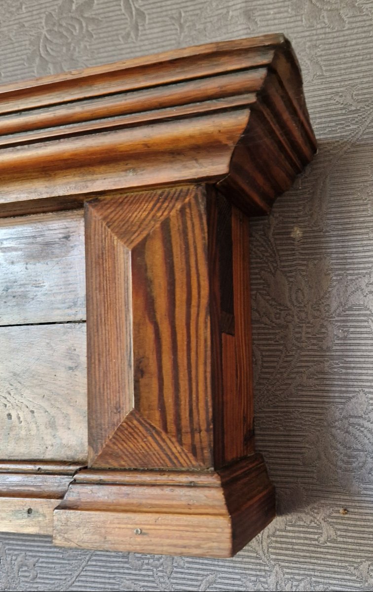 19th-century Ornamental Wood Pediment-photo-2