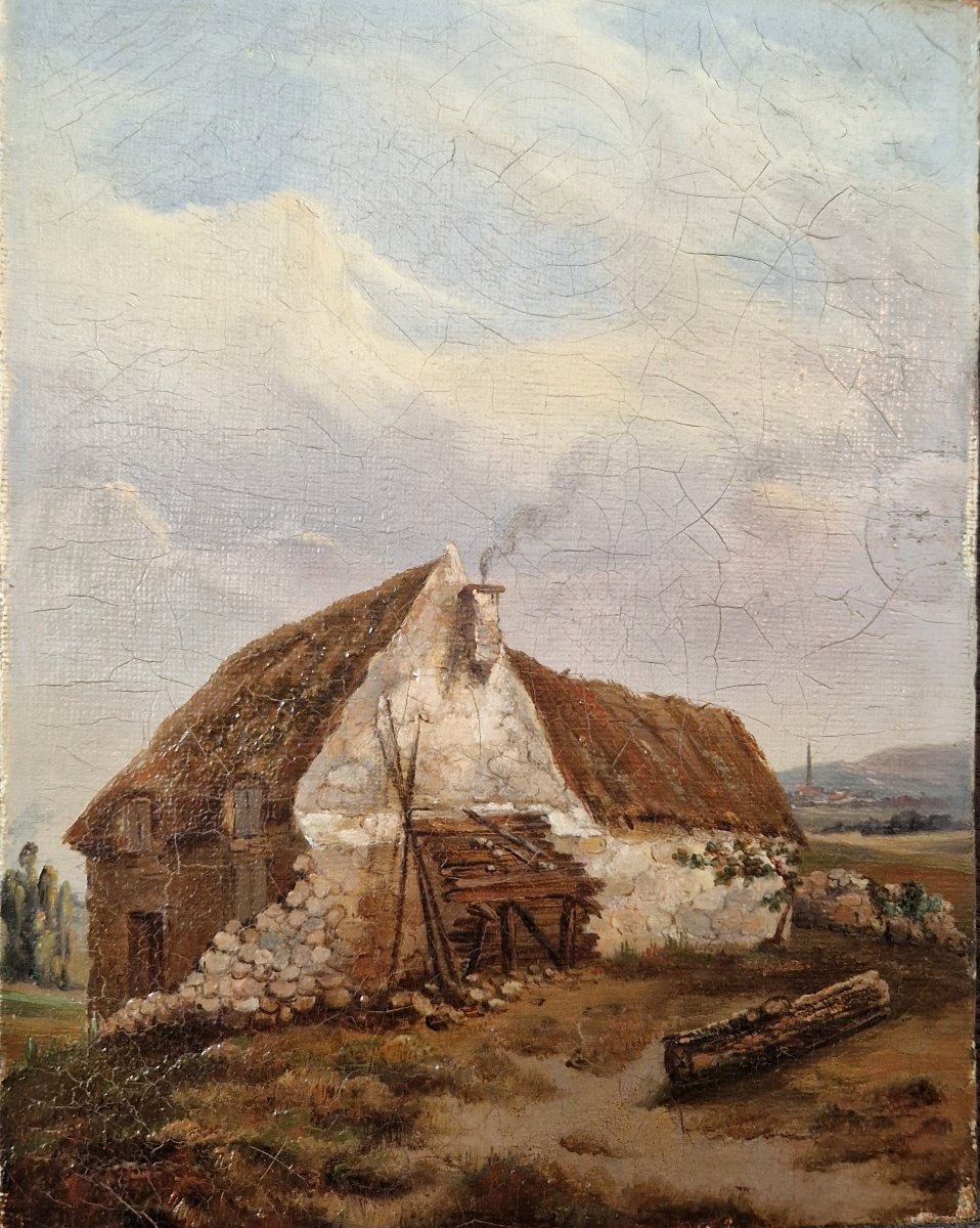 Old 19th-century Thatched Cottage