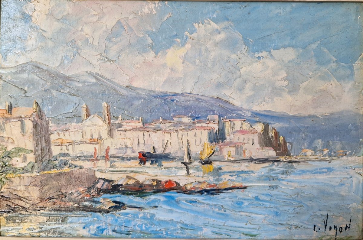 Louis VIGNON (1897-1985) – Vue de Bastia - Corse-photo-2