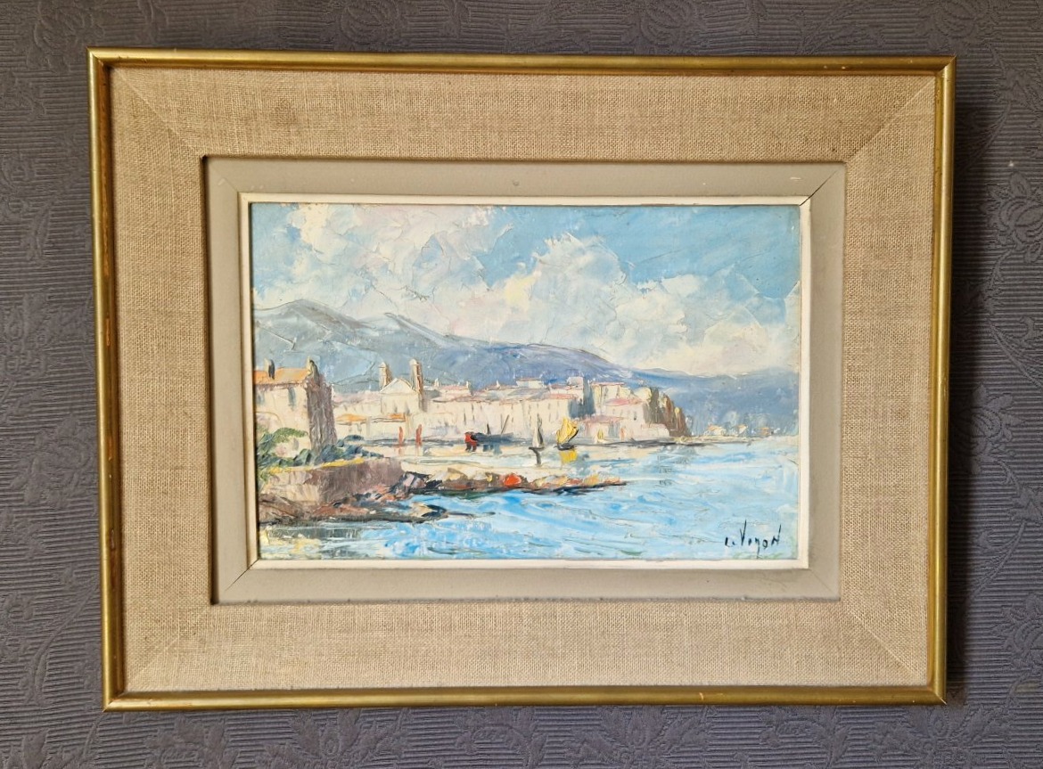 Louis VIGNON (1897-1985) – Vue de Bastia - Corse-photo-4