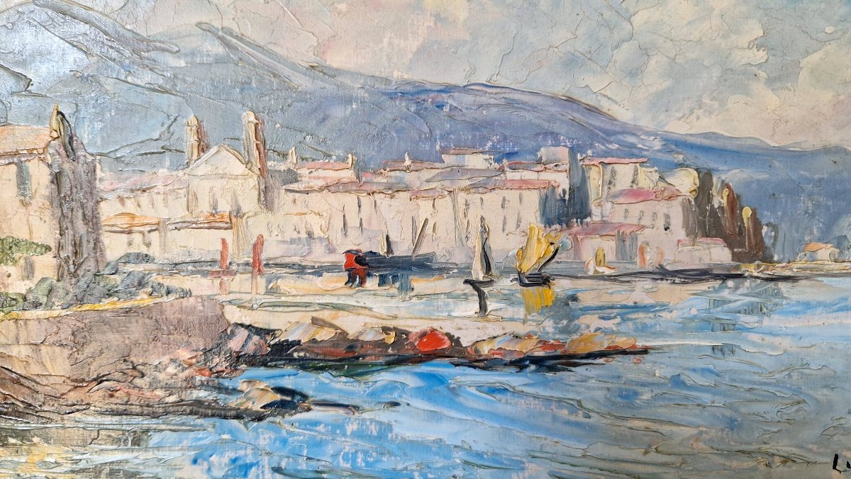 Louis VIGNON (1897-1985) – Vue de Bastia - Corse-photo-2