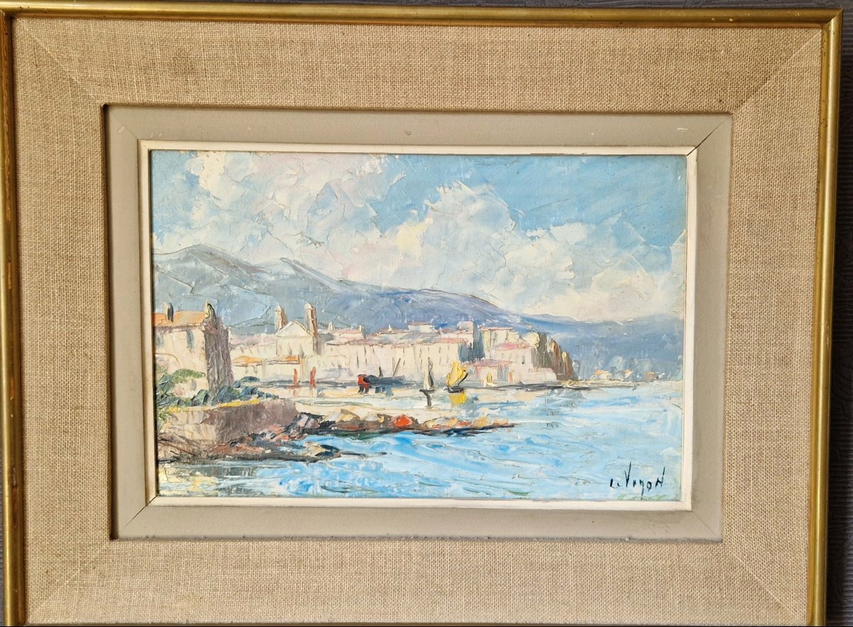 Louis VIGNON (1897-1985) – Vue de Bastia - Corse