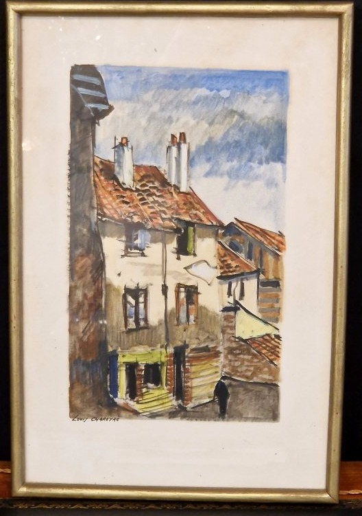 Louis CHAREYRE (1917-1995) – Paysage du Limousin-photo-2