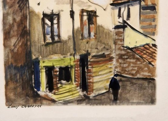 Louis CHAREYRE (1917-1995) – Paysage du Limousin-photo-2