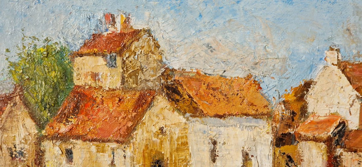 Colette FROMENTIN (XXe siècle) – "Paysage Marin" École Française.-photo-1