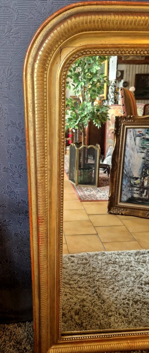 Miroir Louis Philippe doré-photo-4