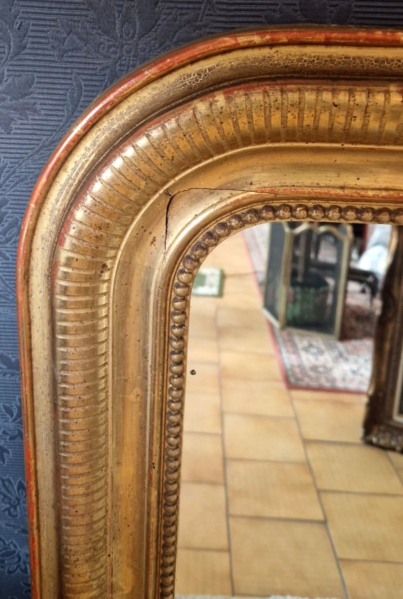Miroir Louis Philippe doré-photo-1