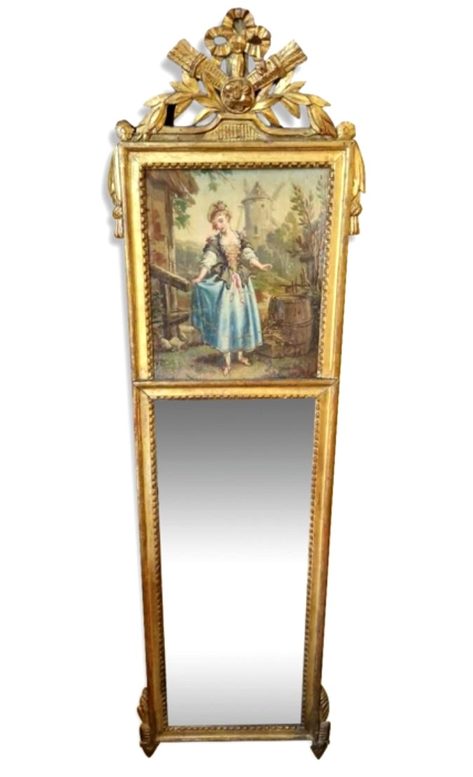 Louis XVI-style Trumeau - 19th Century