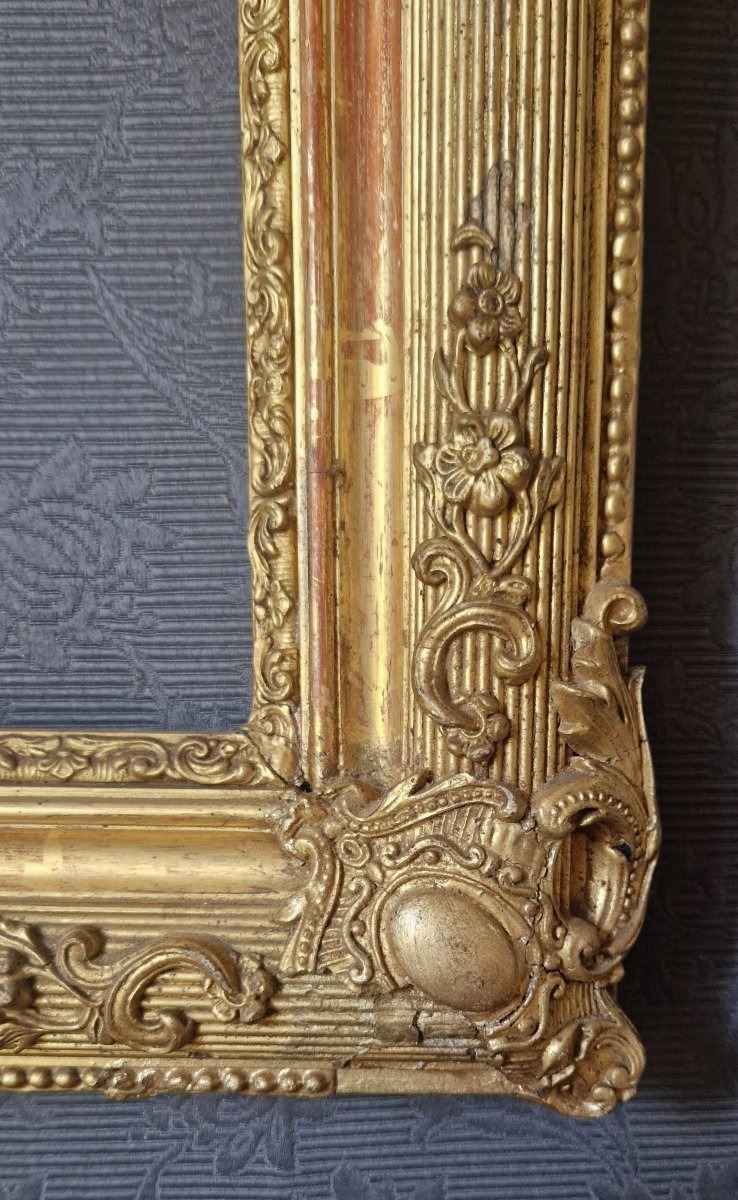 19th-century Gilded Restoration-style Frame-photo-3