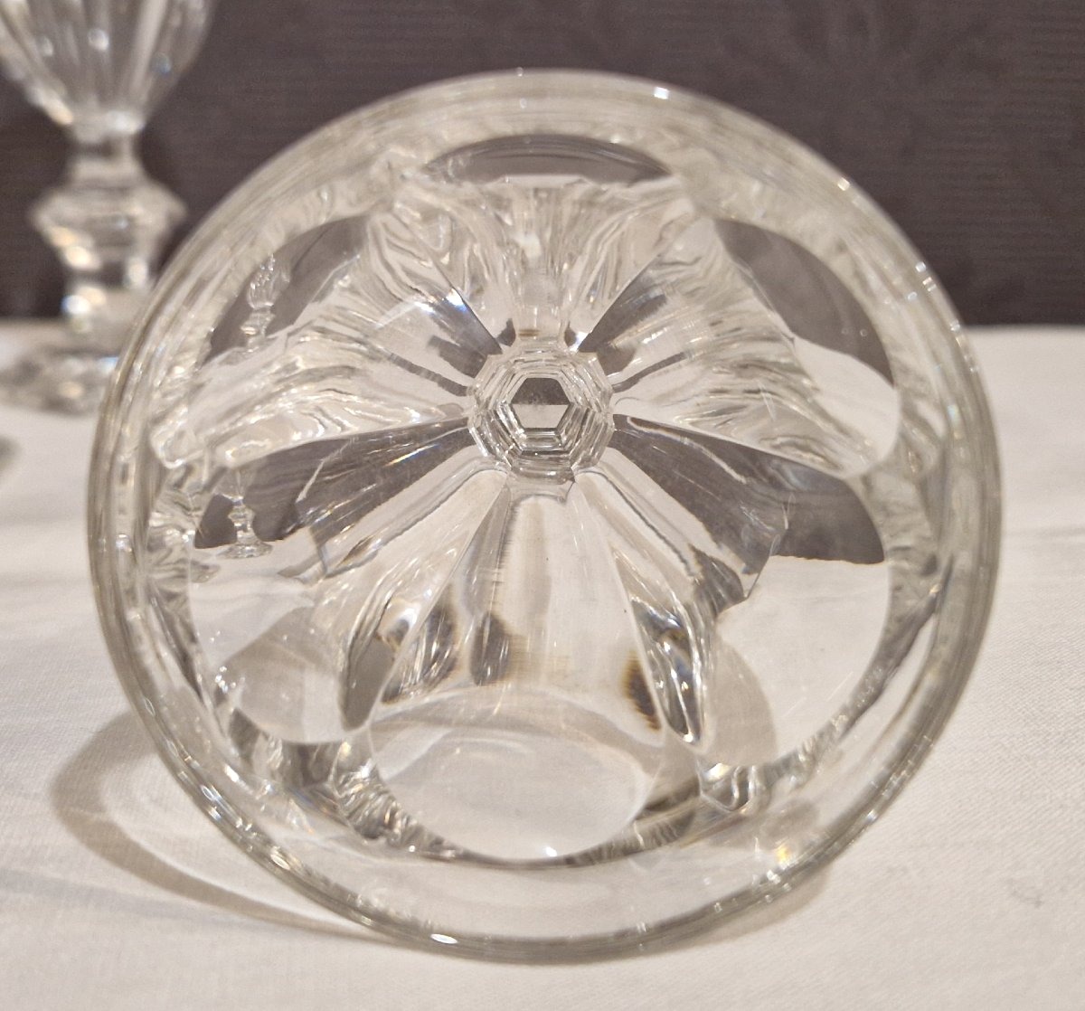11 Verres  Cristal Baccarat Harcourt-photo-4
