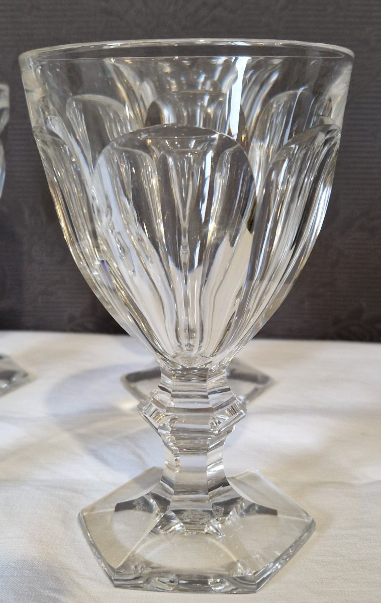 8 verres cristal Baccarat modèle Harcourt-photo-1