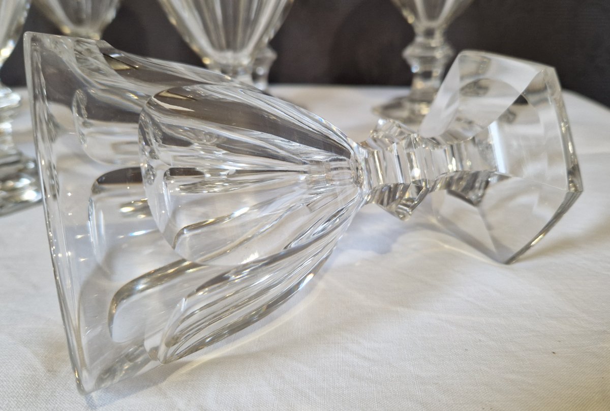 8 verres cristal Baccarat modèle Harcourt-photo-4