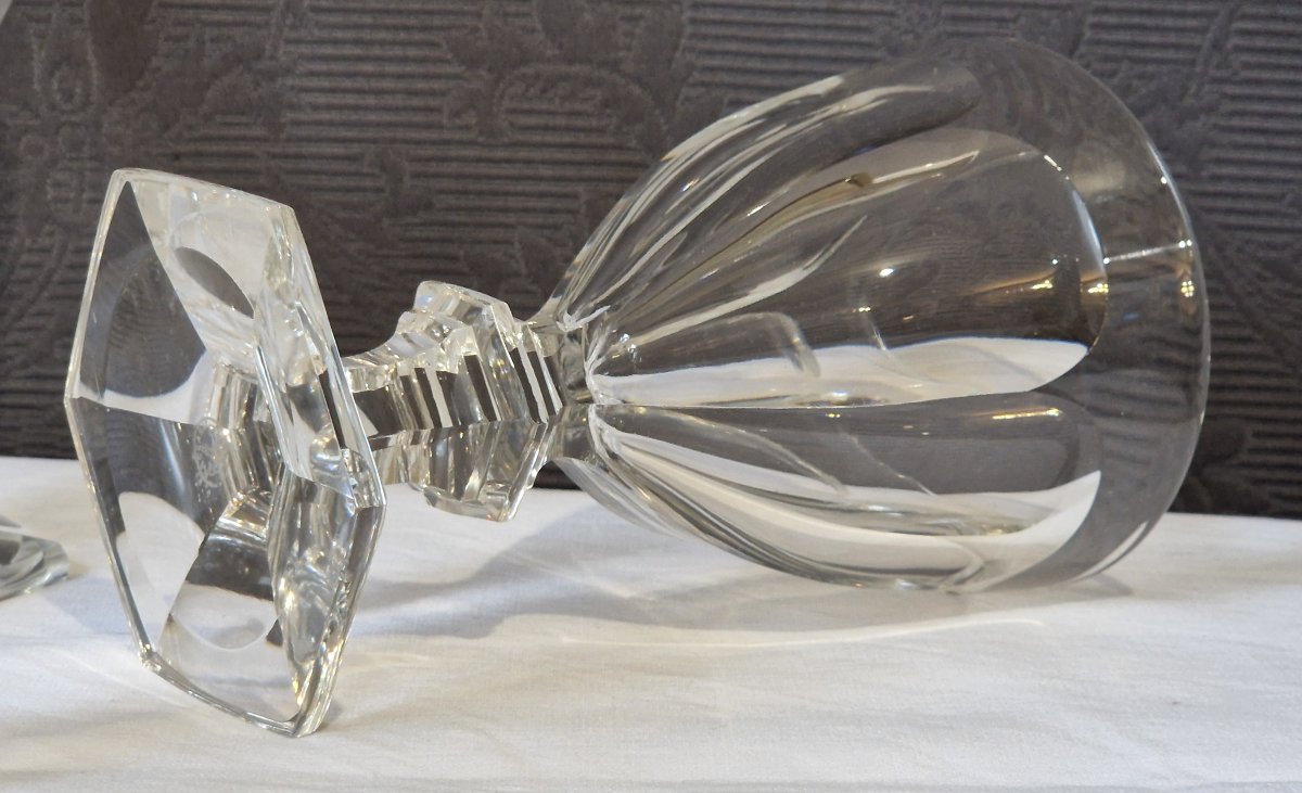 8 verres cristal Baccarat modèle Harcourt-photo-5