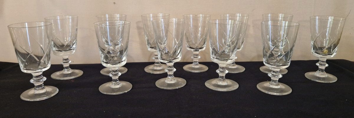 12 petits verres en cristal -photo-2
