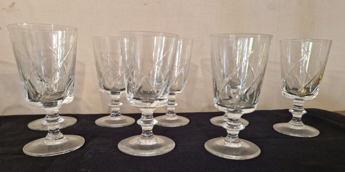 12 petits verres en cristal -photo-3