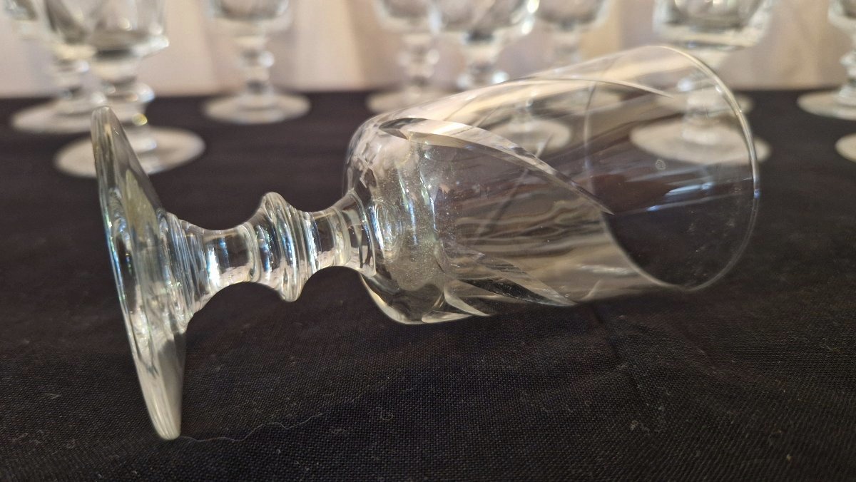 12 petits verres en cristal -photo-1