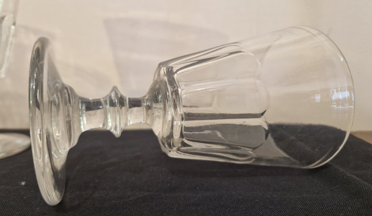 9 verres à vin XIXe-photo-2