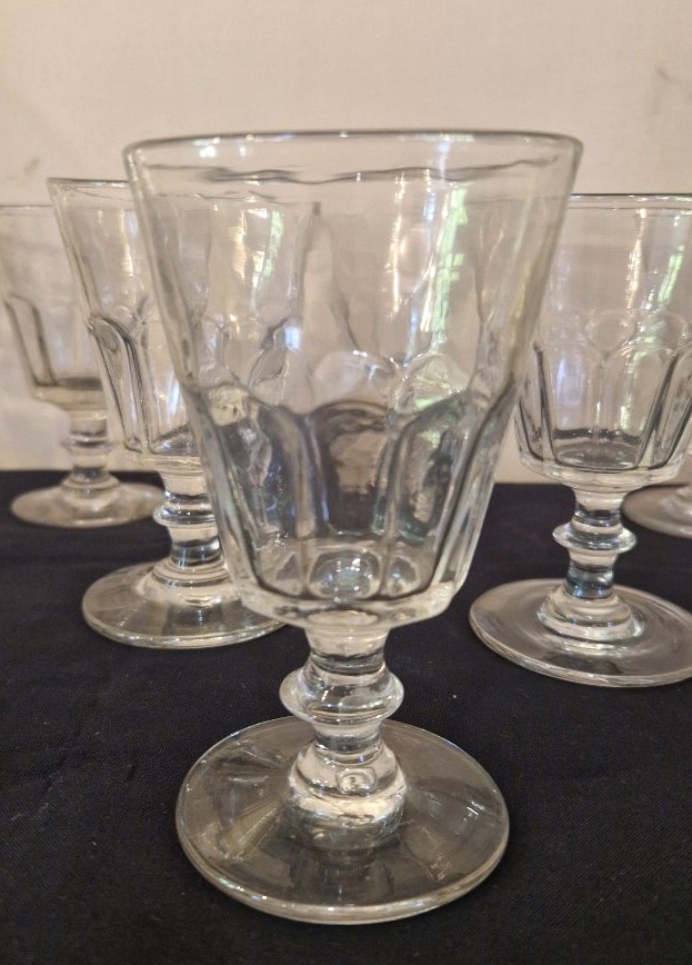 9 verres à vin XIXe-photo-4