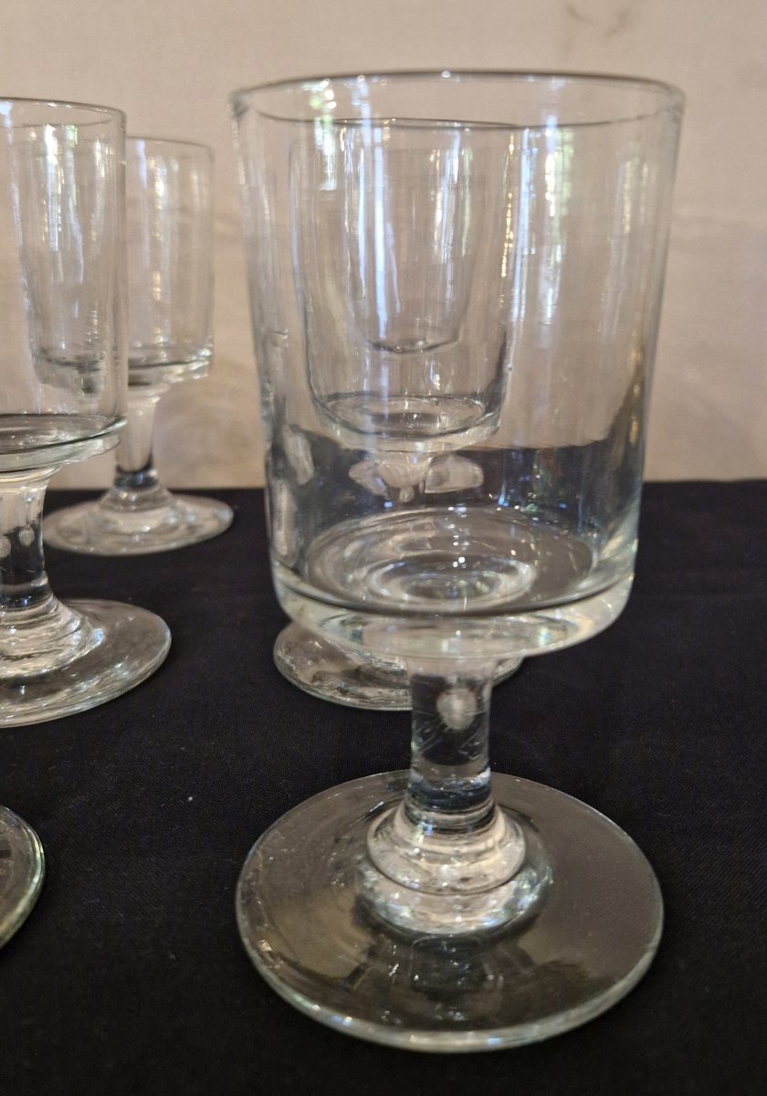 12 verres à vin   - fin XIXe /début XXe-photo-3