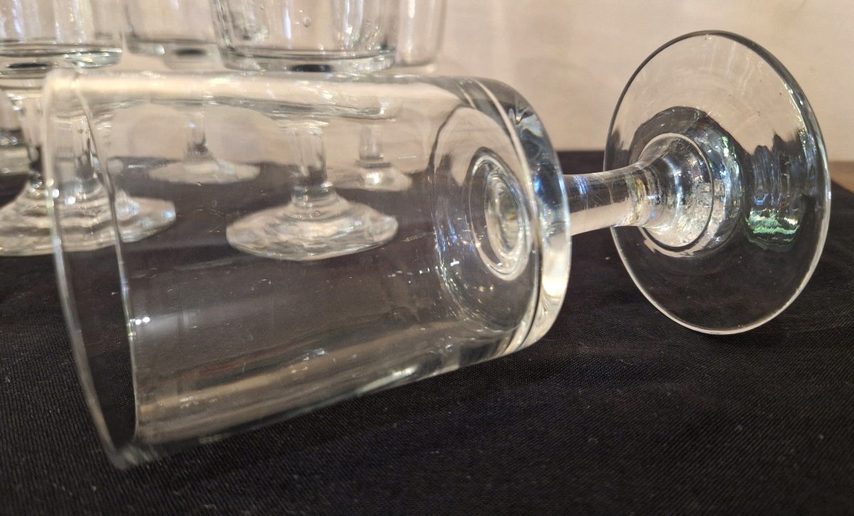 12 verres à vin   - fin XIXe /début XXe-photo-4