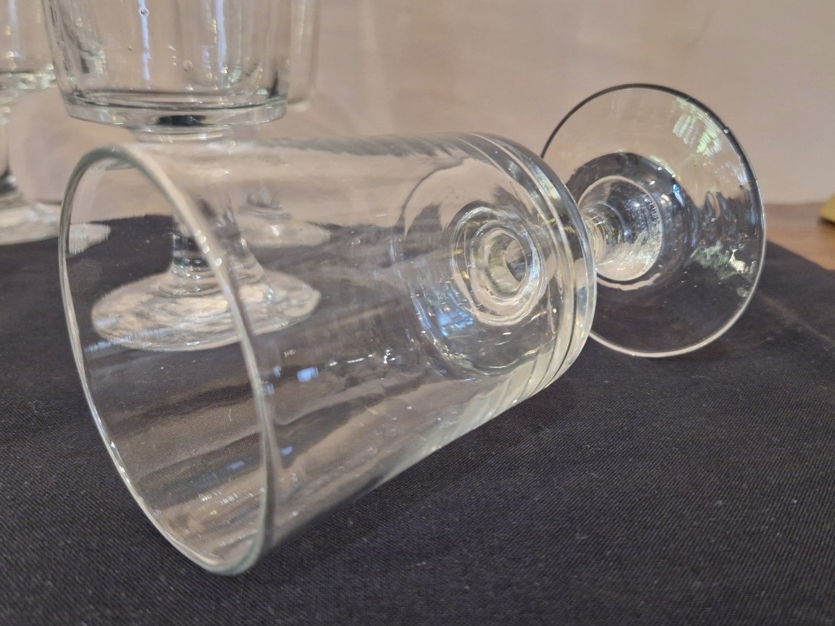 12 verres à vin   - fin XIXe /début XXe-photo-2