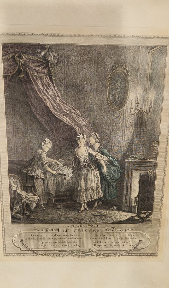 Pair Of Engravings Titled "sunset And Sunrise"-photo-1