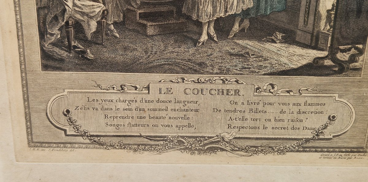 Pair Of Engravings Titled "sunset And Sunrise"-photo-5