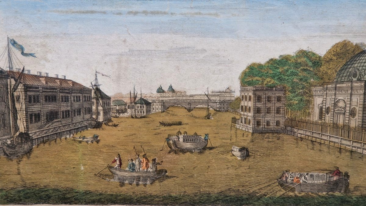 Gravure colorée Saint Petersbourg-photo-4