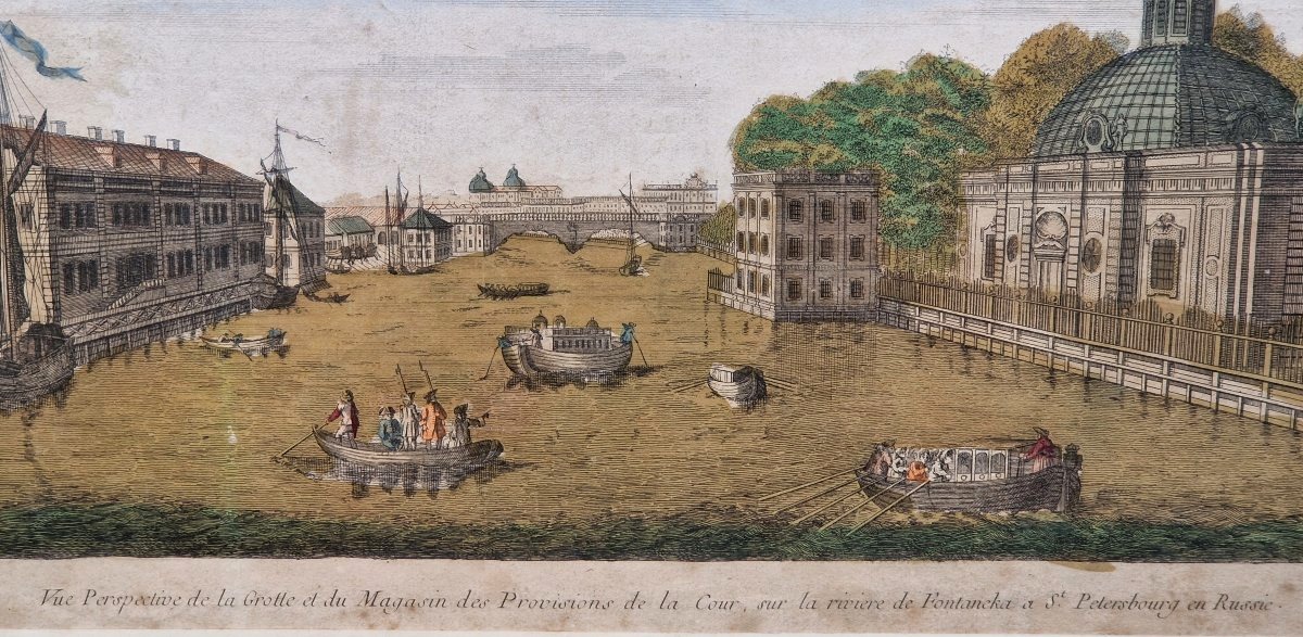 Gravure colorée Saint Petersbourg-photo-1
