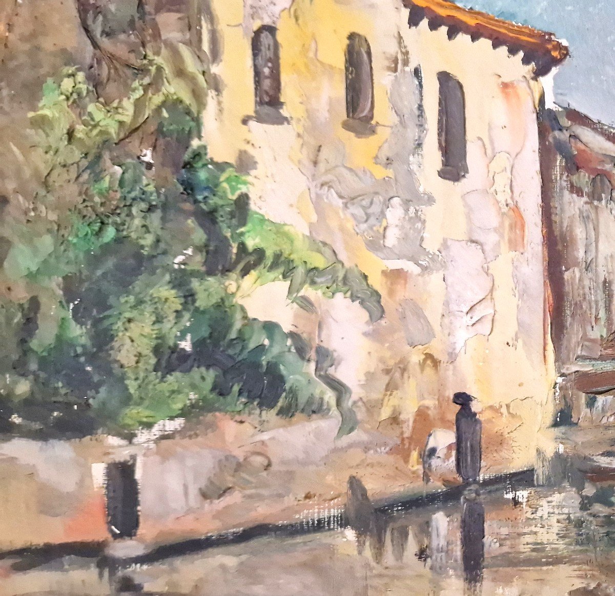 Robert Lp Lavoine L.p. (1916–1999) -- Riverbanks Of Villiers-sur-morin-photo-1