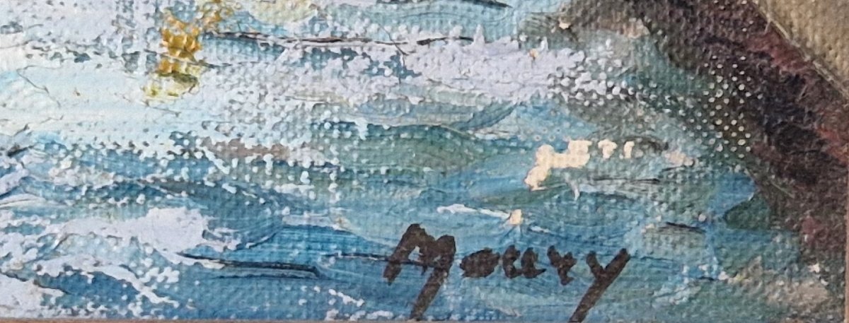 Jacques Moury (1927-2021) – "Le Port de Sans Souci"-photo-1