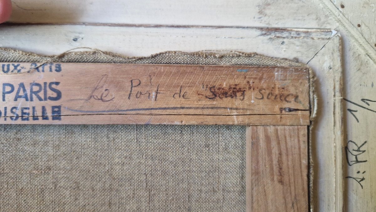 Jacques Moury (1927-2021) – "Le Port de Sans Souci"-photo-4