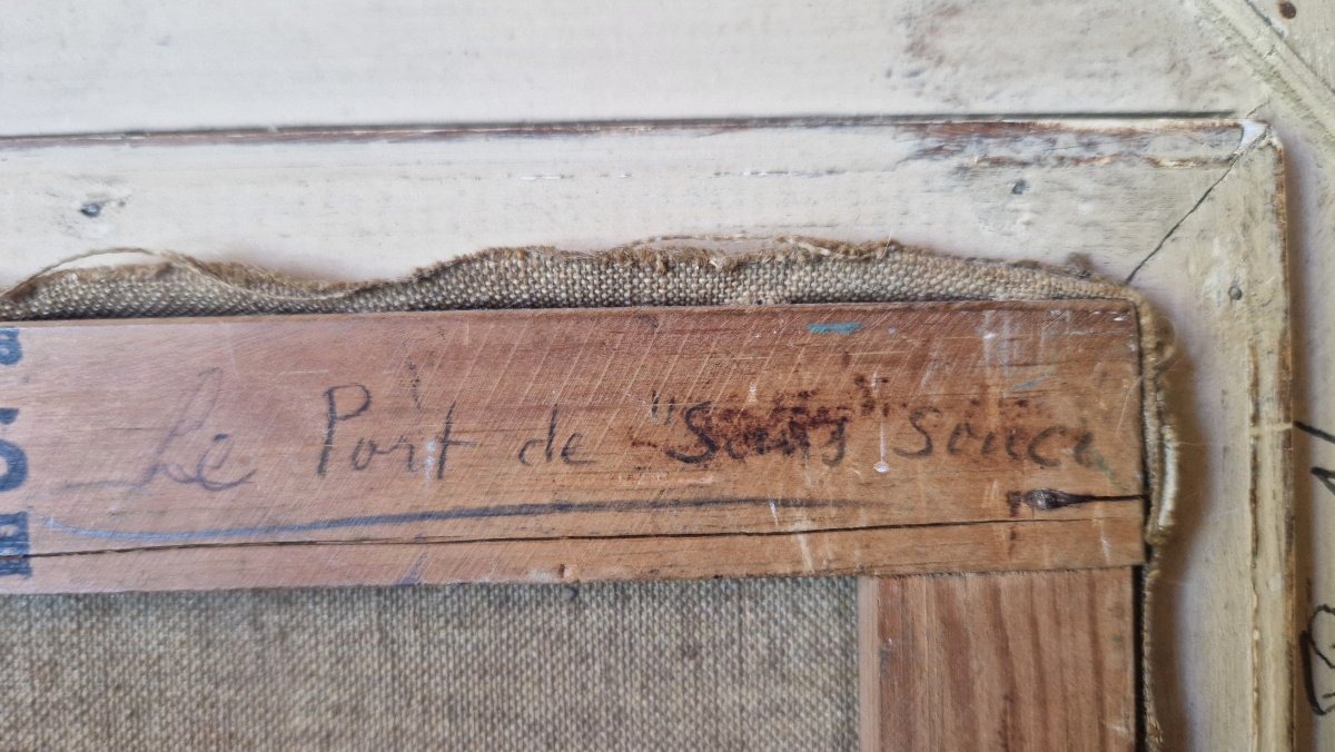 Jacques Moury (1927-2021) – "Le Port de Sans Souci"-photo-5
