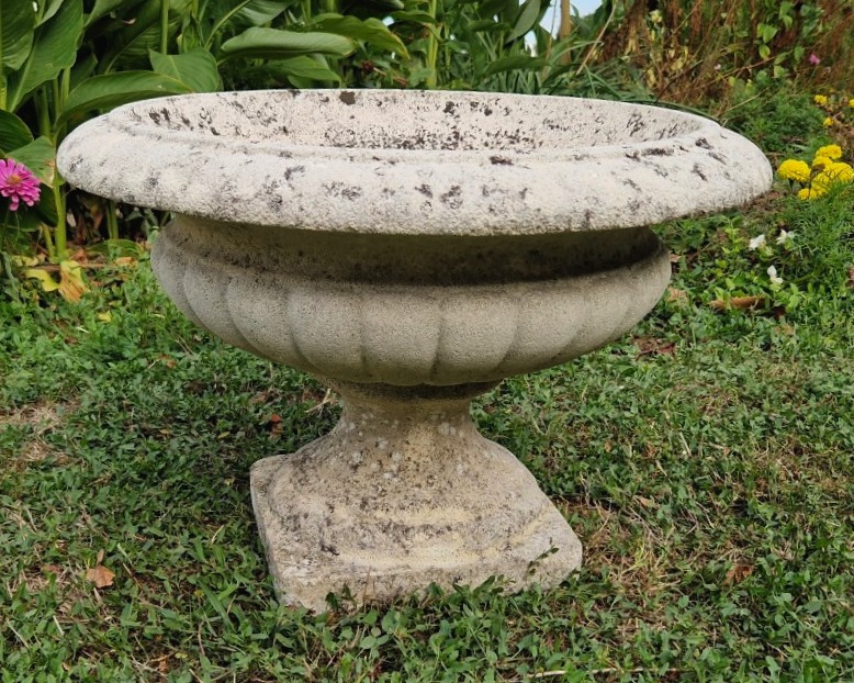 Medici Vases Made Of Reconstituted Stone. 20th Century