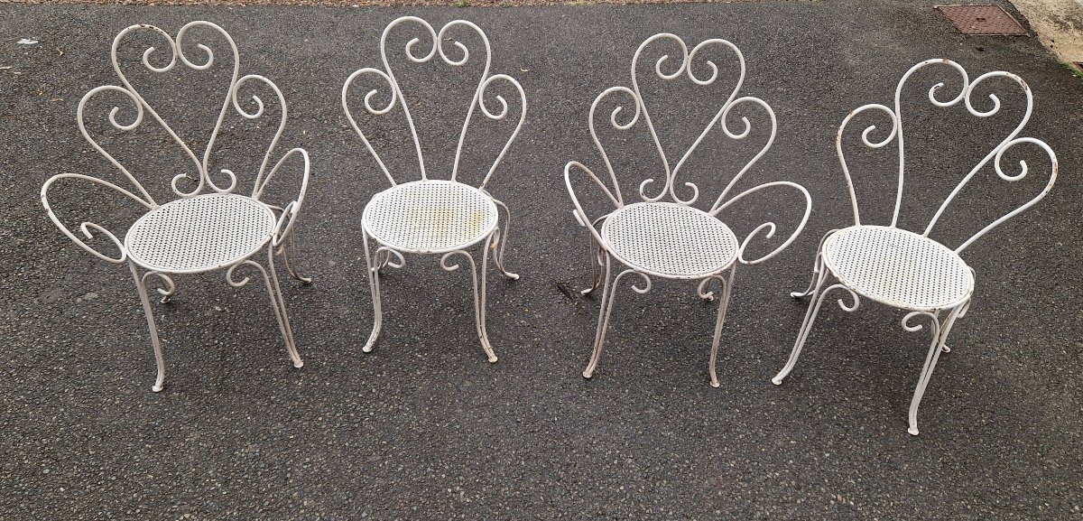 Salon de jardin en fer forgé -photo-2