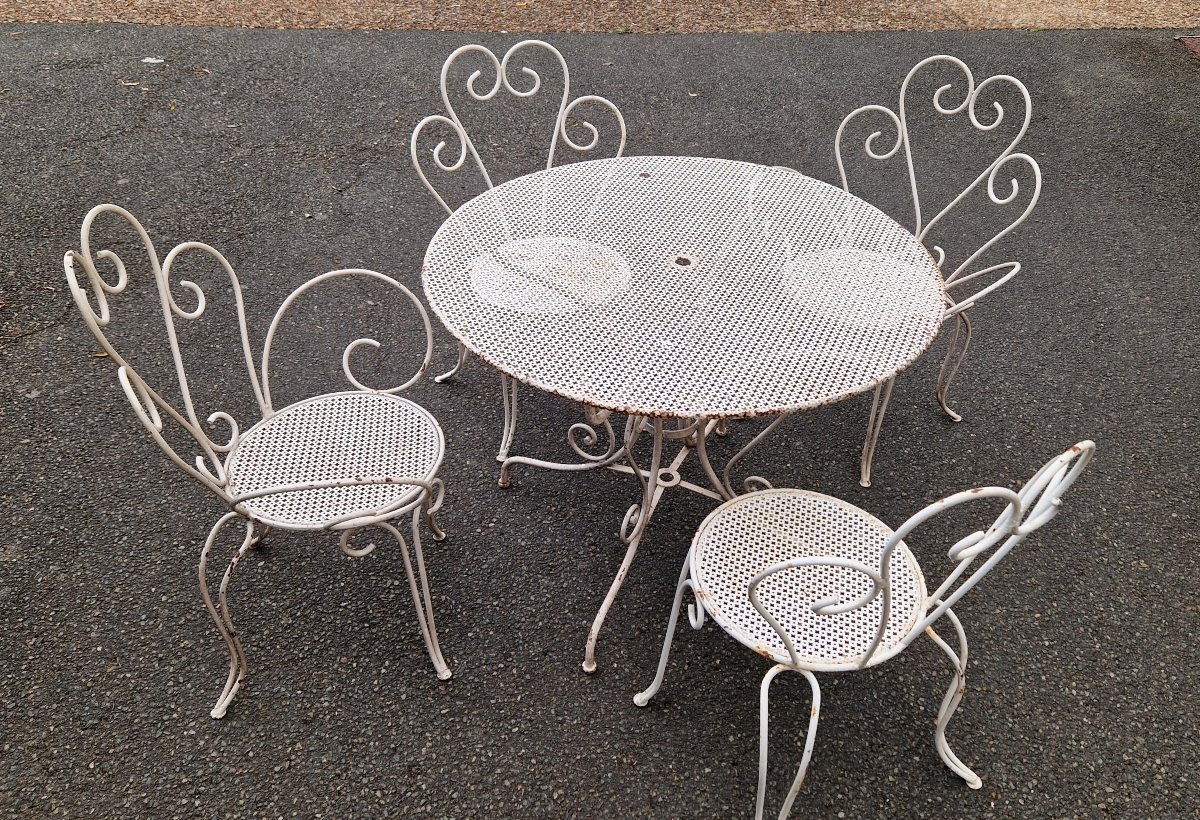 Salon de jardin en fer forgé -photo-3