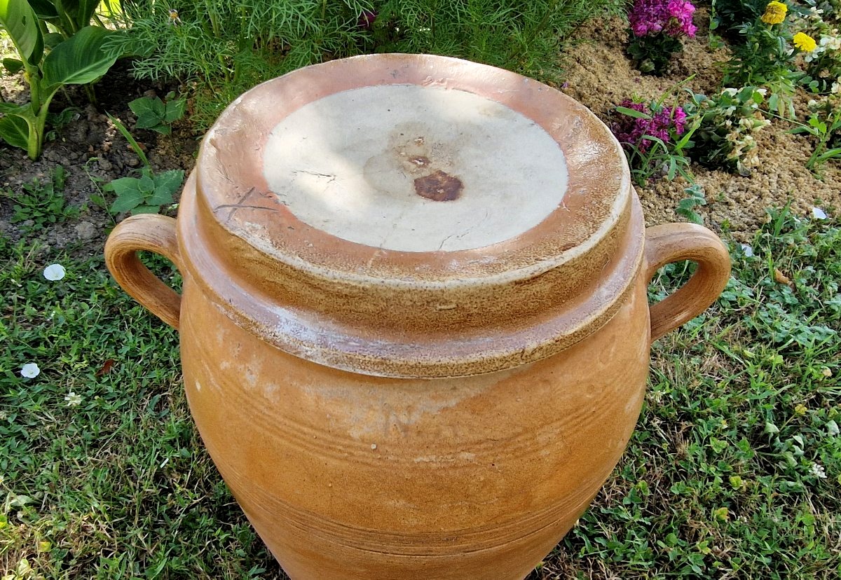 Jarre  en grès -saloir - 25 litres-photo-4