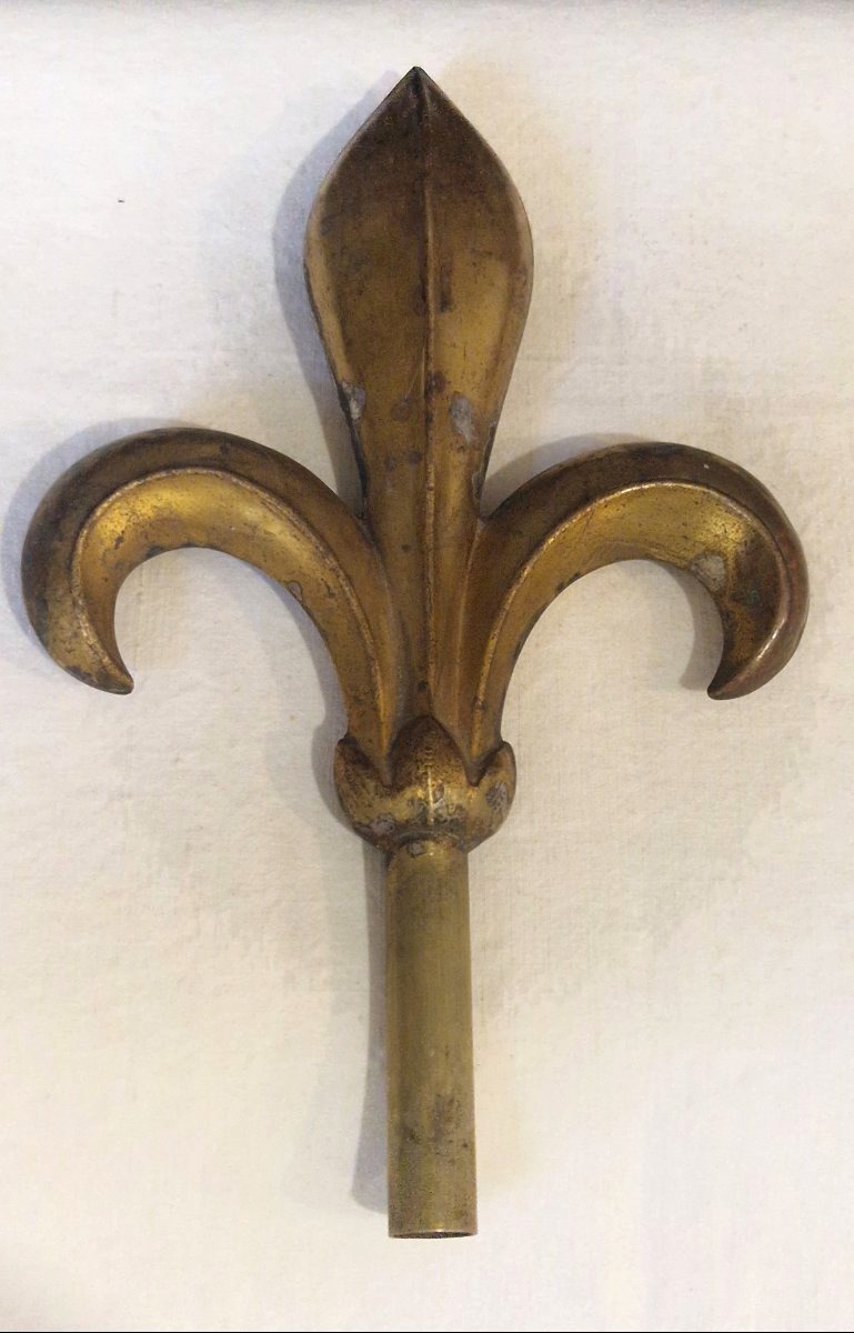 Pique d'étendard religieux - Fleur de lys-photo-2